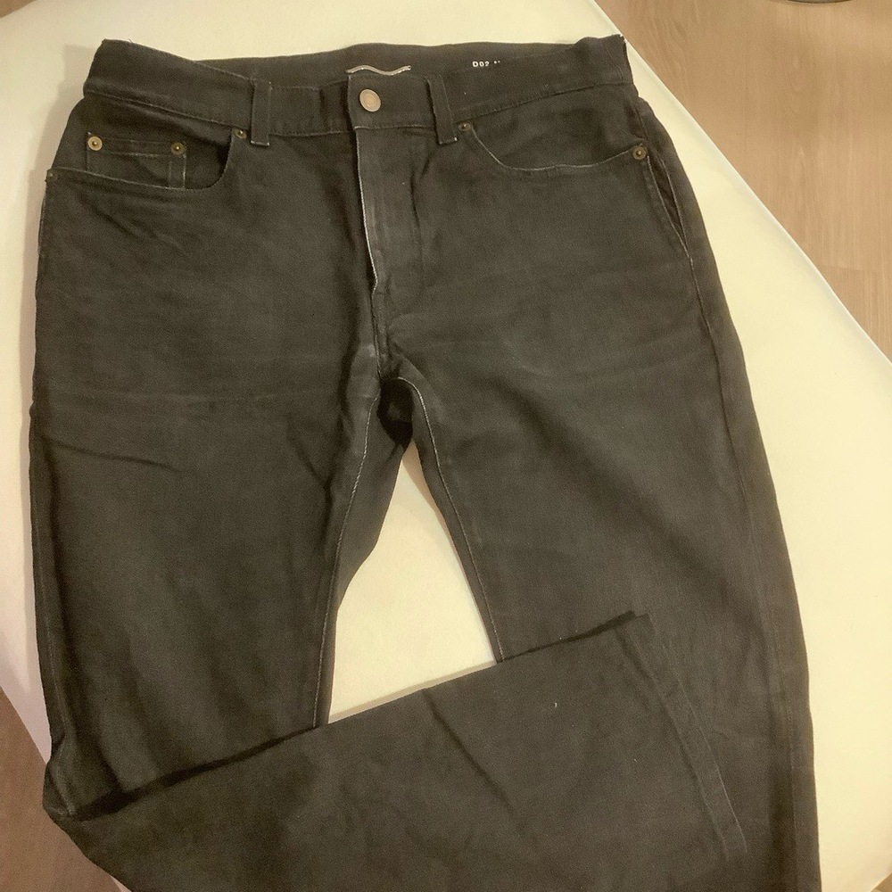 Saint Laurent Paris D02 M/SK-LW Jeans Size 33 Black Slim Fit Five Pocket Luxury